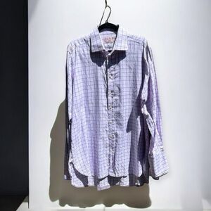 🌻Thomas Pink Tailored Fit Pink French Cuff Royal Twill Dress Shirt 16.5/36